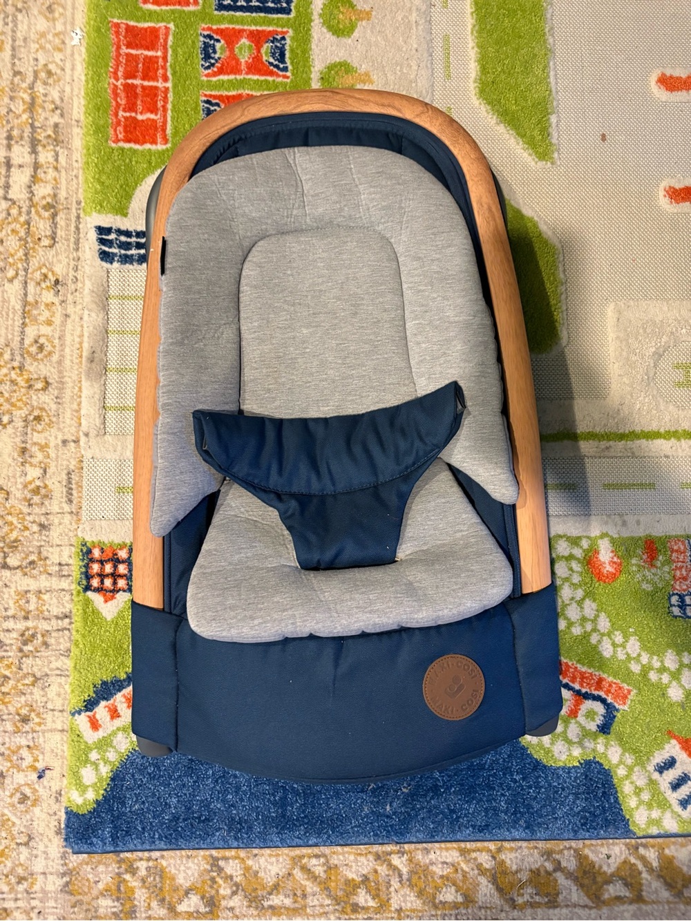 Maxi Cosi Kori Baby Bouncer Seat - Navy and Gray